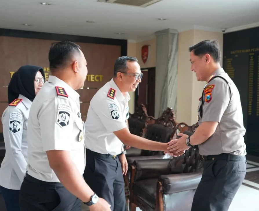Cegah Gangguan Keamanan, Karutan Surabaya dan Kapolresta Sidoarjo Rapatkan Barisan