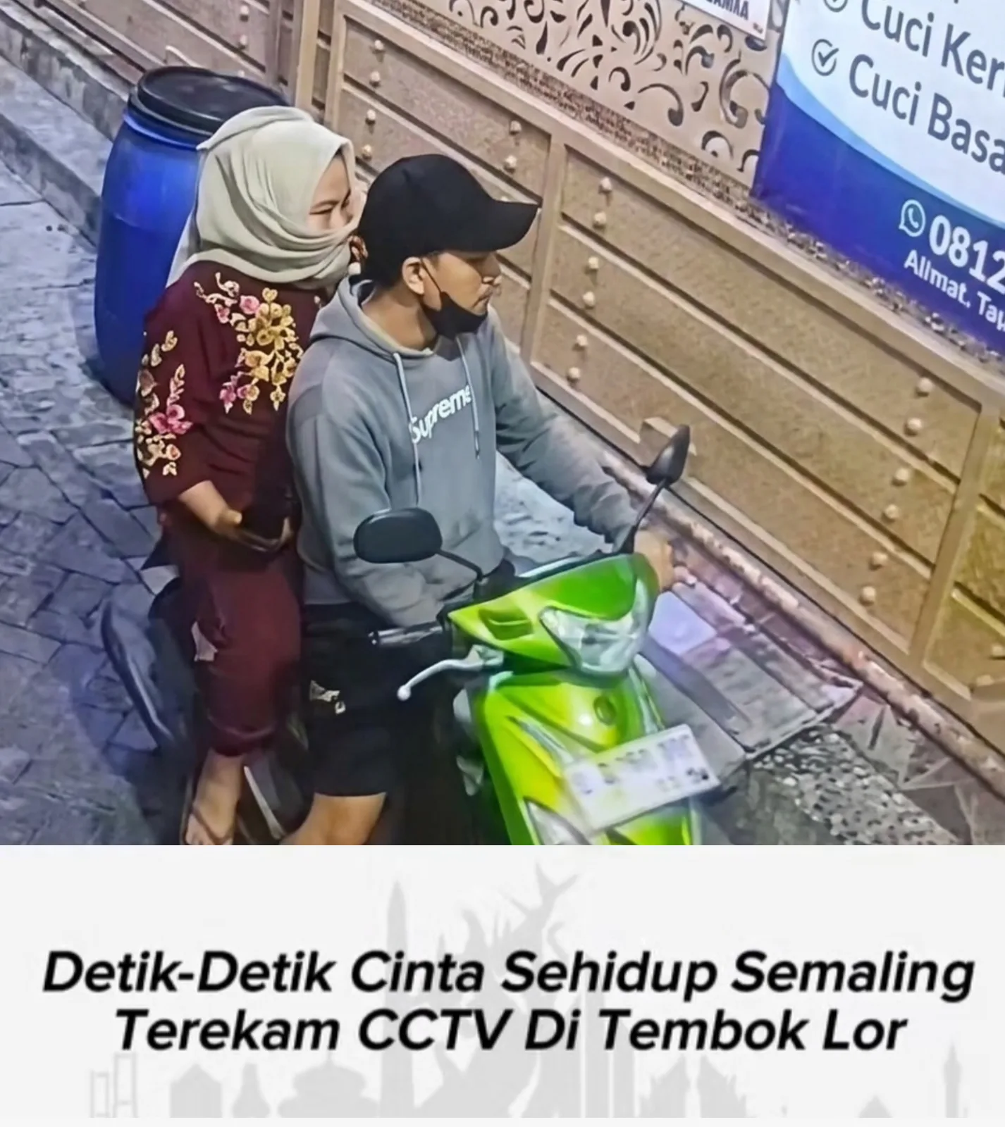 Viral Rekaman CCTV Curanmor di Bubutan, Warganet Sebut Pelakunya Pemain Lama