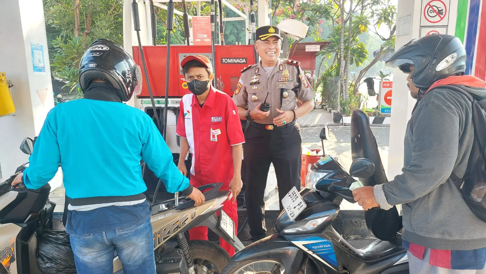 Kompol Eko Adi Wibowo, S.H., M.H : Antrean Nihil, Polsek Pabean Cantikan Pastikan Stok BBM Aman Melalui Pengecekan Langsung di SPBU