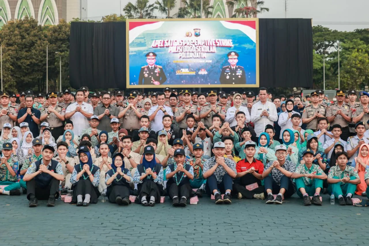 Polda Jatim Luncurkan Polisi Jogo Sekolah, Perkuat Perlindungan Pelajar Menuju Indonesia Emas 2045