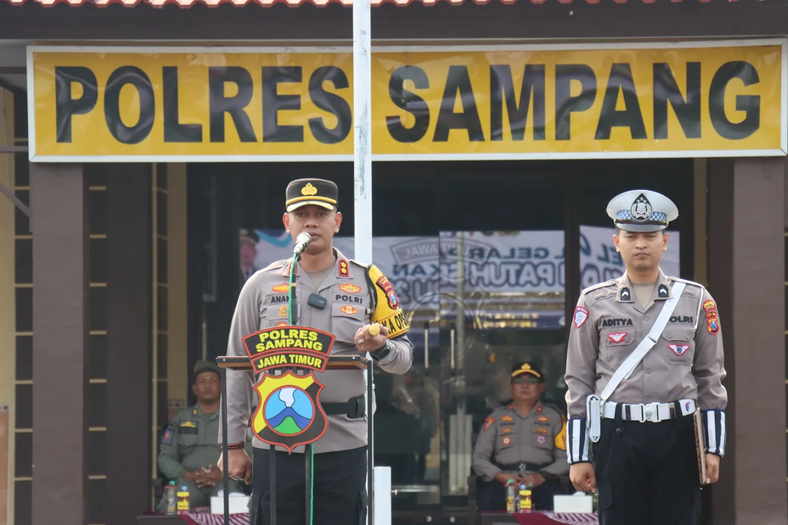 Tingkatkan Kesadaran Berkendara, Polres Sampang Gelar Pasukan Operasi Patuh Semeru 2026