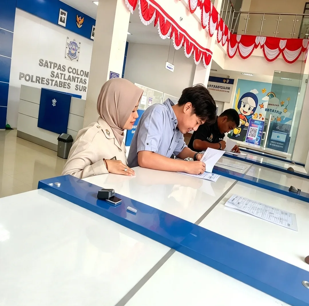 Membumikan Budaya 5S, Satpas SIM Colombo Surabaya Tampilkan Wajah Layanan yang Ramah dan Mengayomi