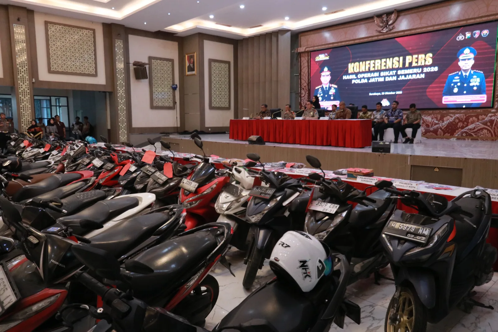 Operasi Sikat Semeru 2026: Polda Jatim Amankan 1.212 Tersangka dari 1.345 Kasus Kriminal