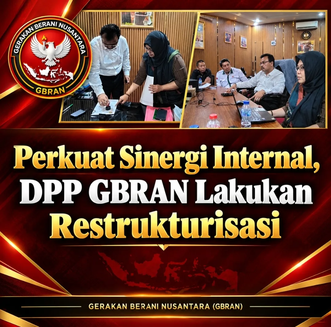 Respon Dinamika Internal, DPP GBRAN Lakukan Restrukturisasi Kepengurusan dan Angkat Enam Tenaga Ahli