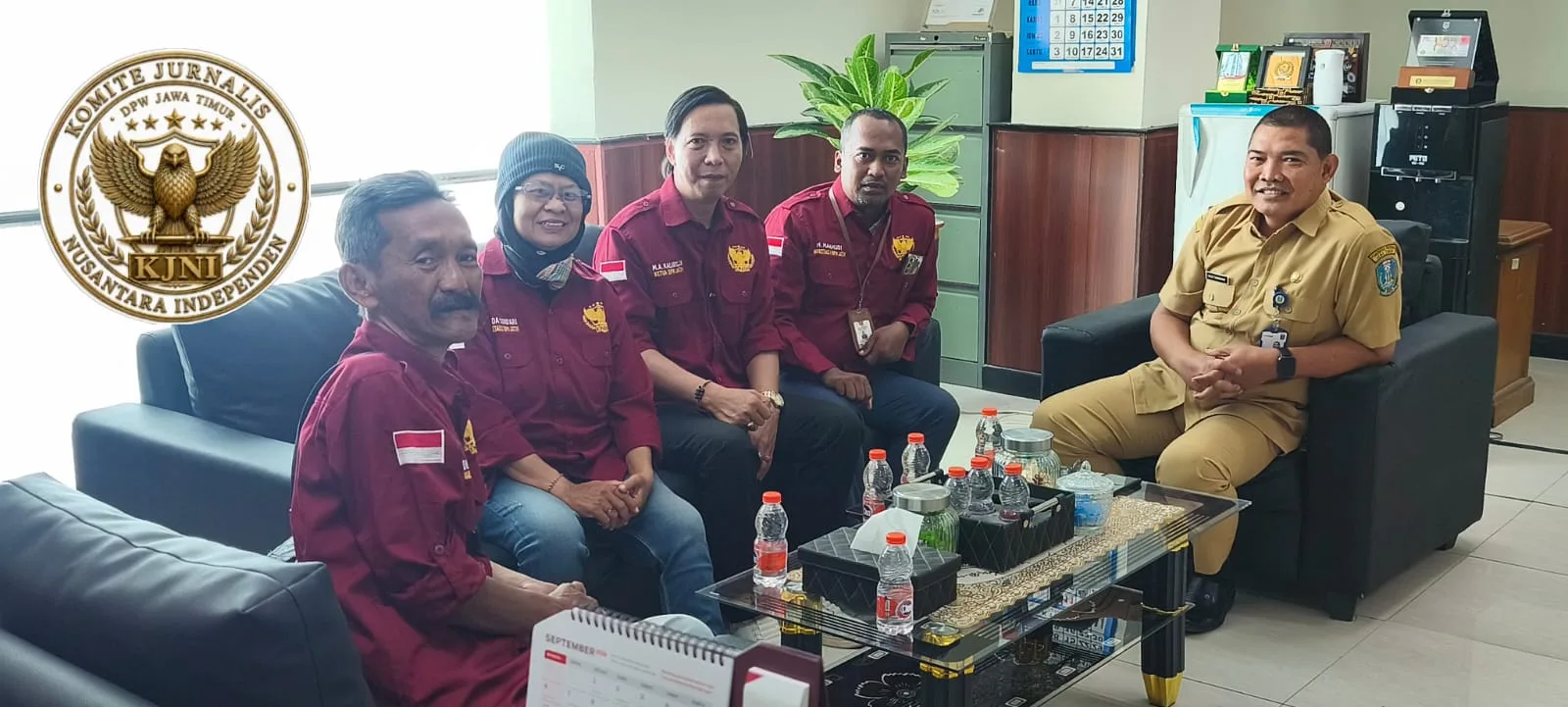 Bersenergi Komunikasi Edukatif Dan Transparan, Putut Darmawan Terima Audiensi DPW KJNI Jatim