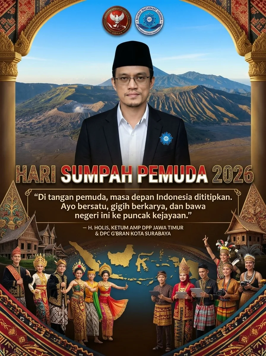 Hari Sumpah Pemuda 2026, AMP dan G'BRAN Ajak Generasi Muda Jadi Motor Perubahan