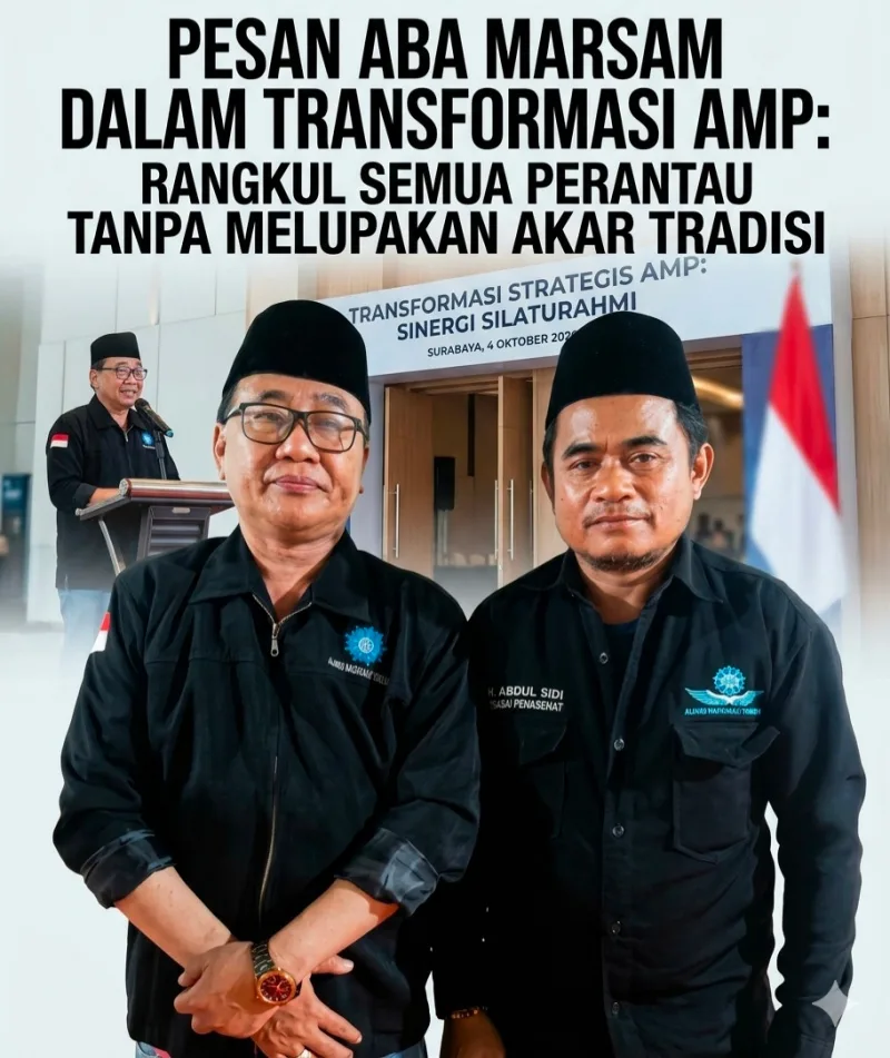 Pesan Aba Marsam dalam Transformasi AMP, Rangkul Semua Perantau Tanpa Melupakan Akar Tradisi