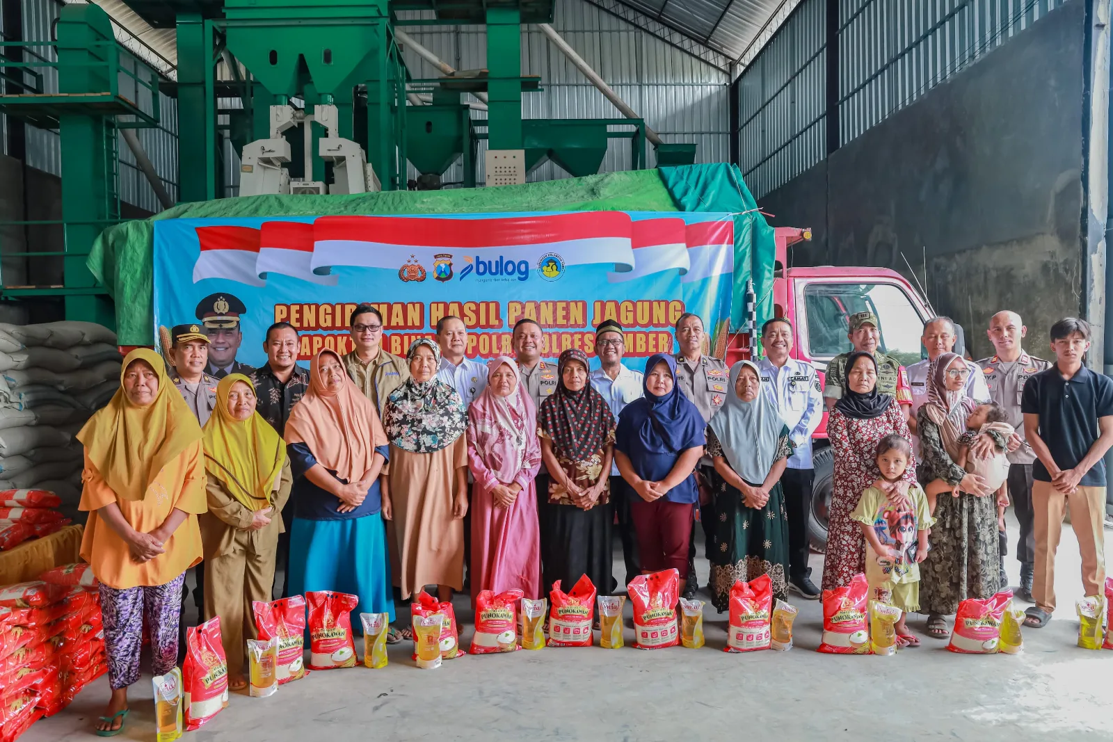 Kapolres Jember AKBP Alaiddin: Program Ketahanan Pangan Tidak Boleh Berhenti Hanya Pada Proses Menanam dan Panen, Hasilnya Harus Terserap